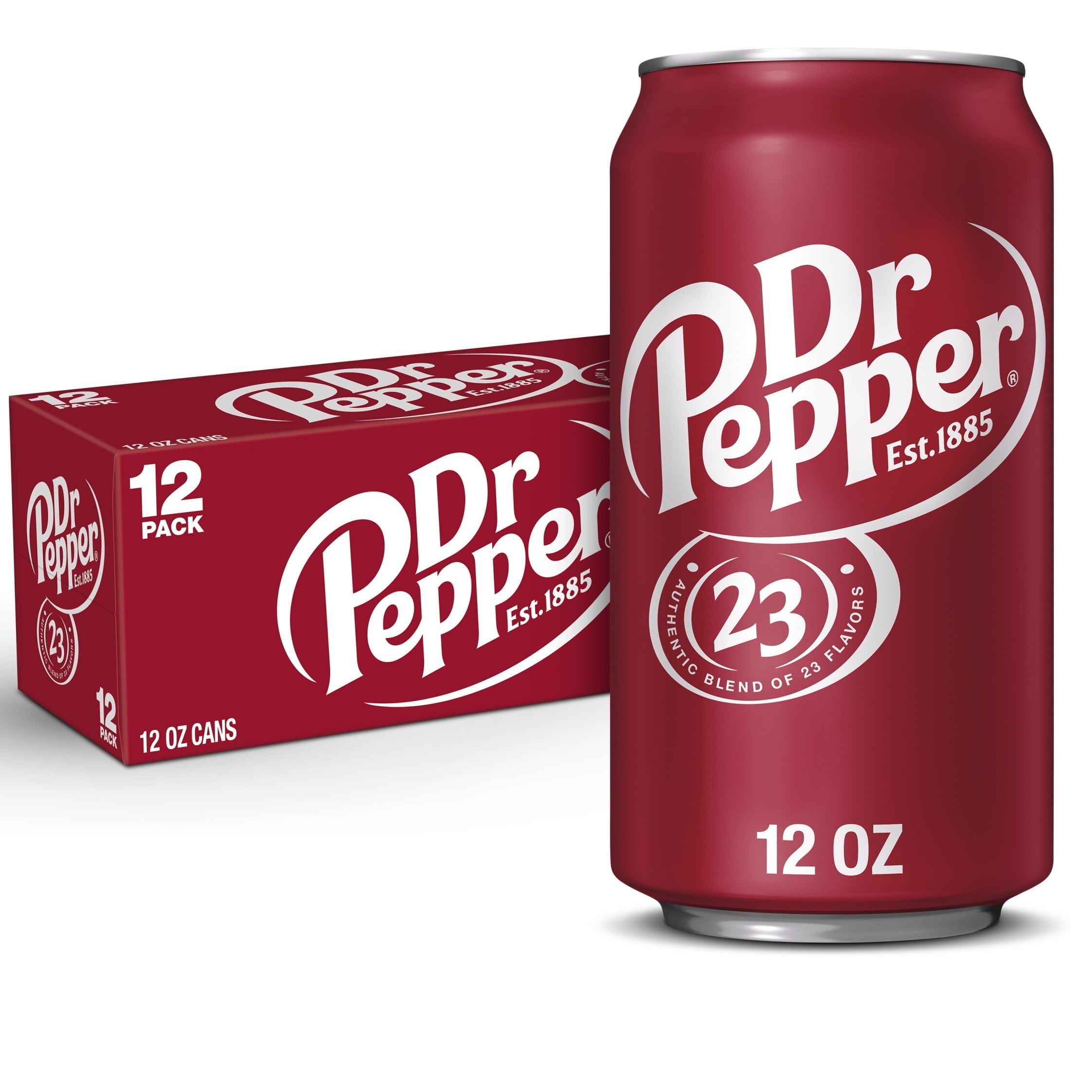 Dr Pepper Original Soda, 12 fl oz Cans, 24-Pack