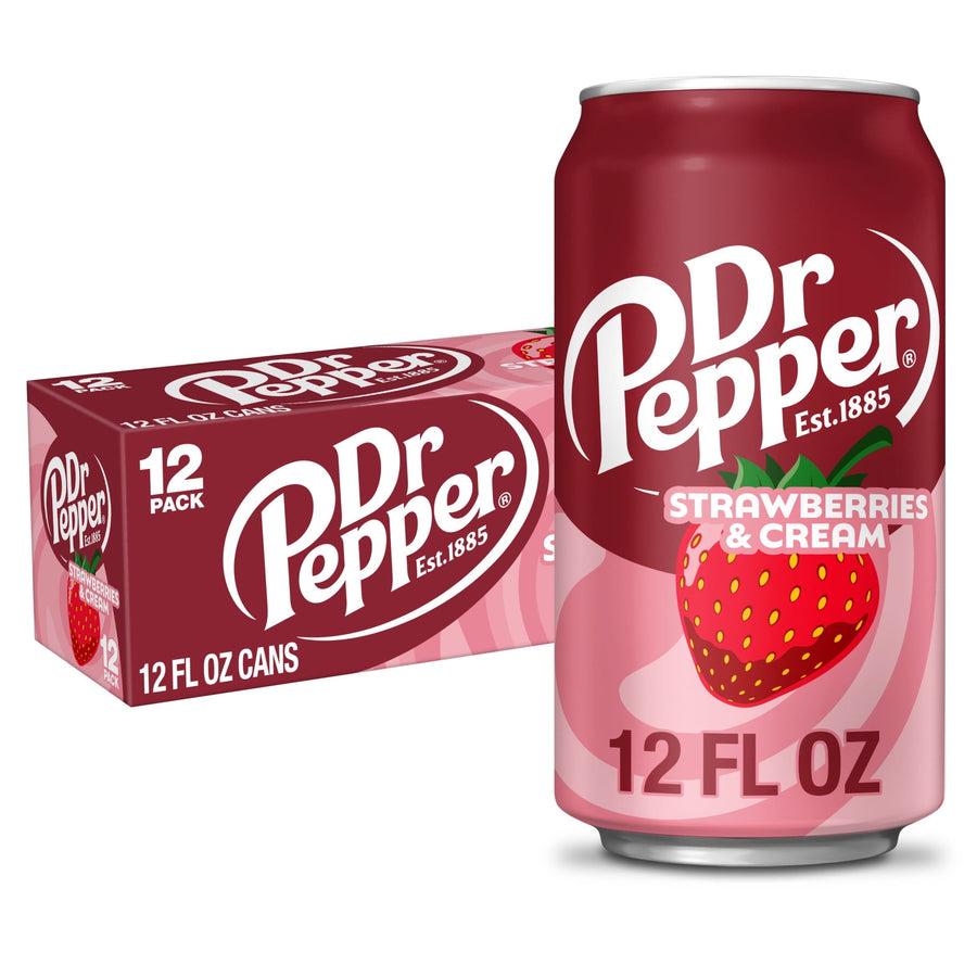 Dr Pepper Strawberries & Cream Soda W9